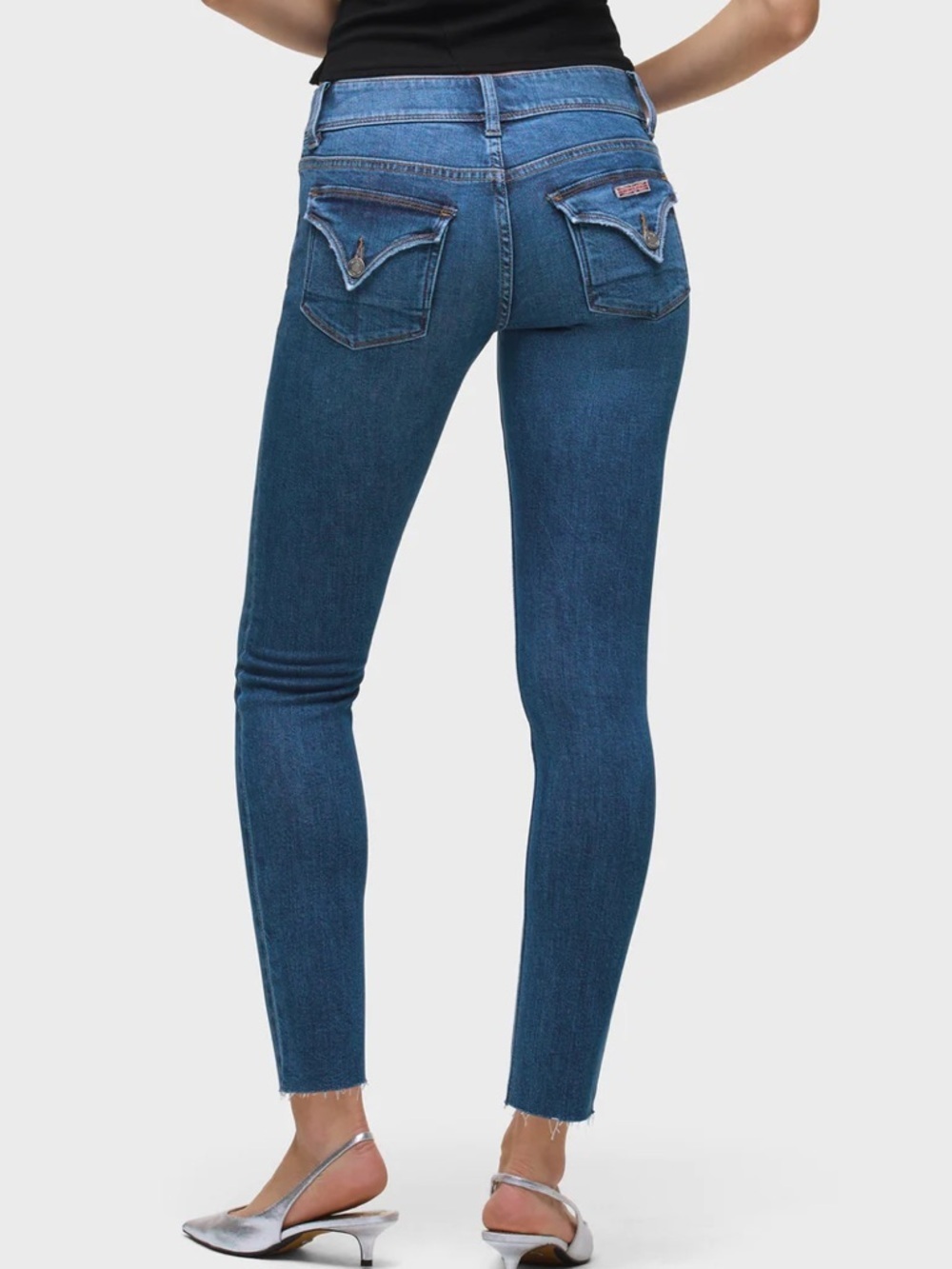 Hudson Collin Flap Skinny Jeans Dark Blue